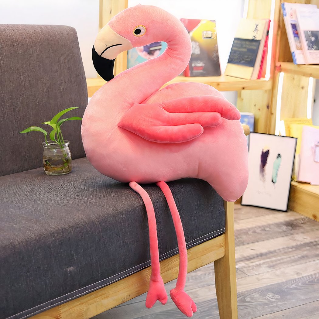 Peluche géante flamant rose – Image 4