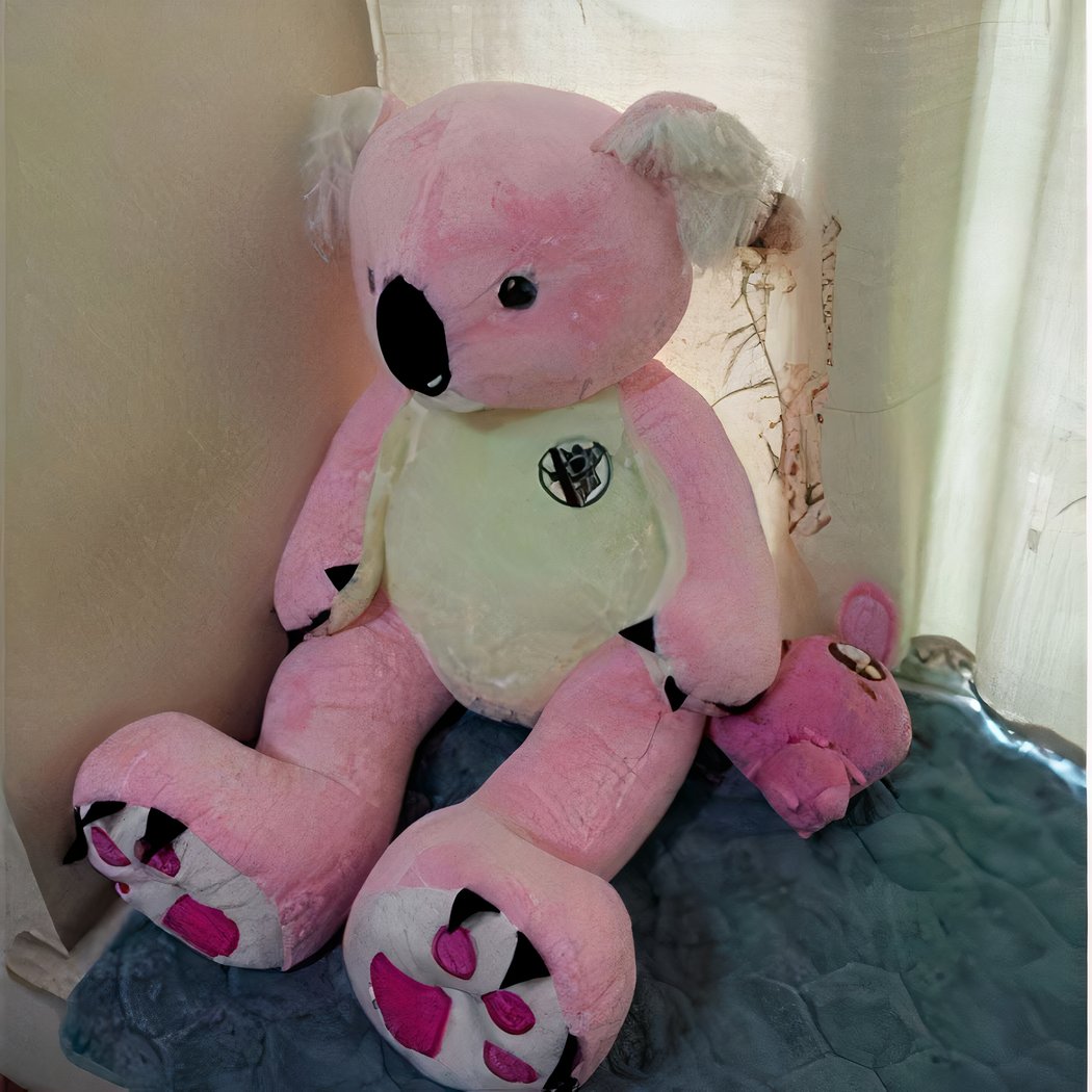 Peluche Koala géant rose – Image 3