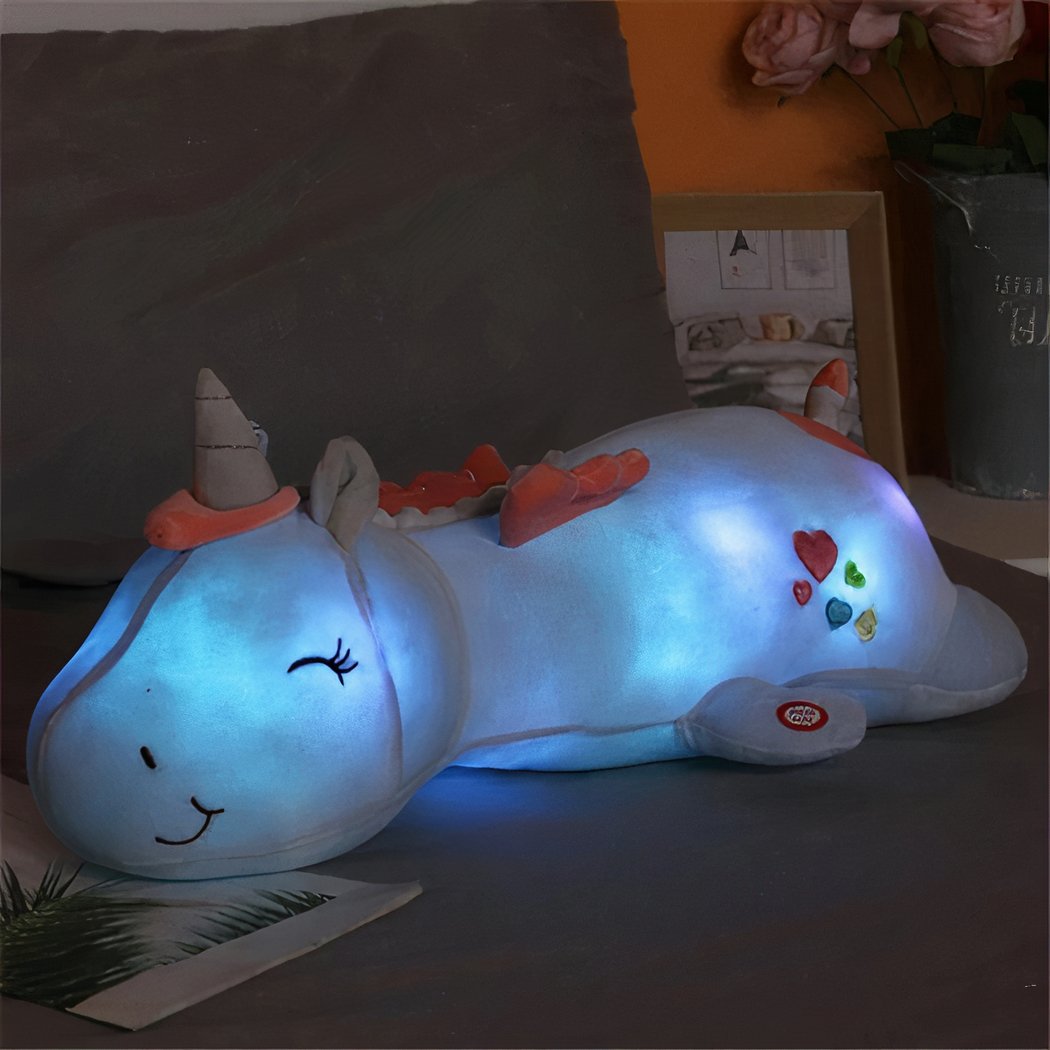 Peluche licorne oreiller lumineuse – Image 7
