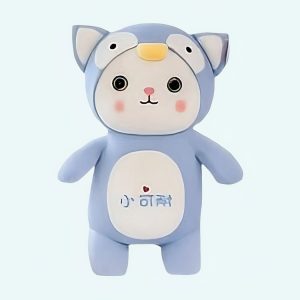 Peluche chat déguisé en pingouin