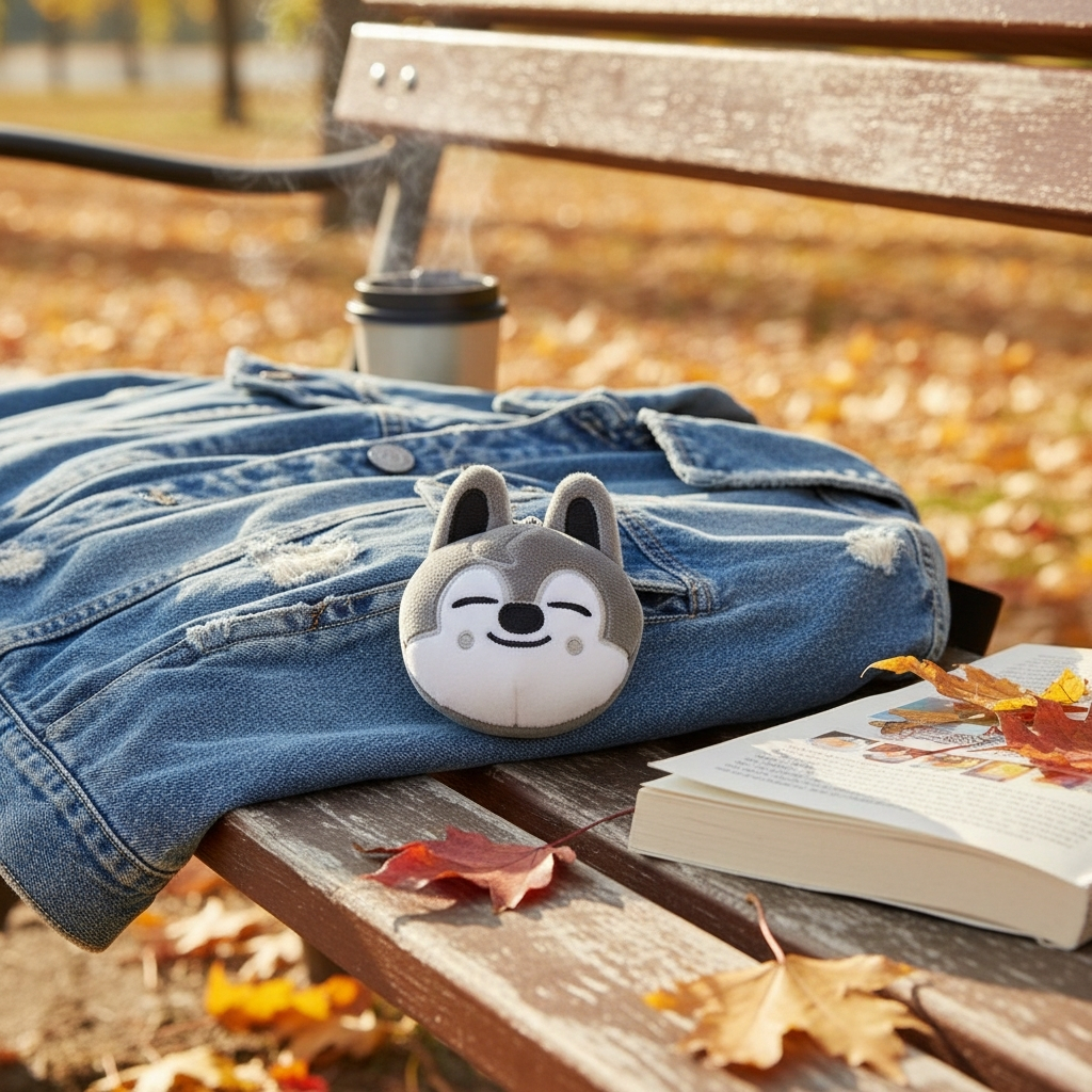 Peluche Stray Kids Bang Chan porte-clef loup kawaii – Image 5