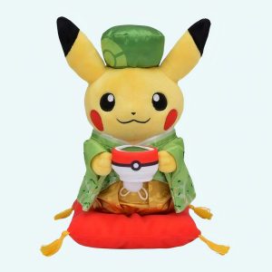 Peluche Pokémon Pikachu en tenue chinoise