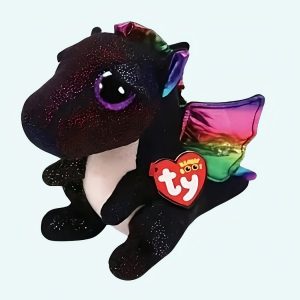 Peluche dragon TY noir