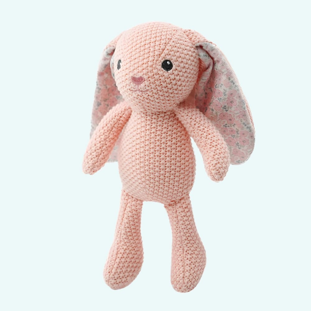 Peluche lapin au crochet à grandes oreilles
