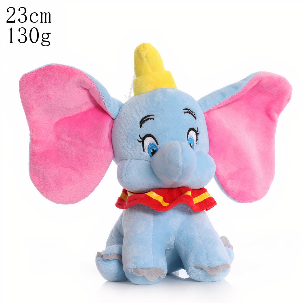 Peluche Dumbo bleu tout doux – Image 3