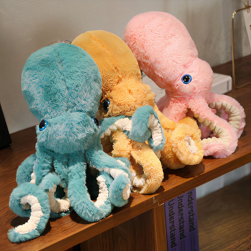 Peluche adorable de pieuvre colorée – Image 8