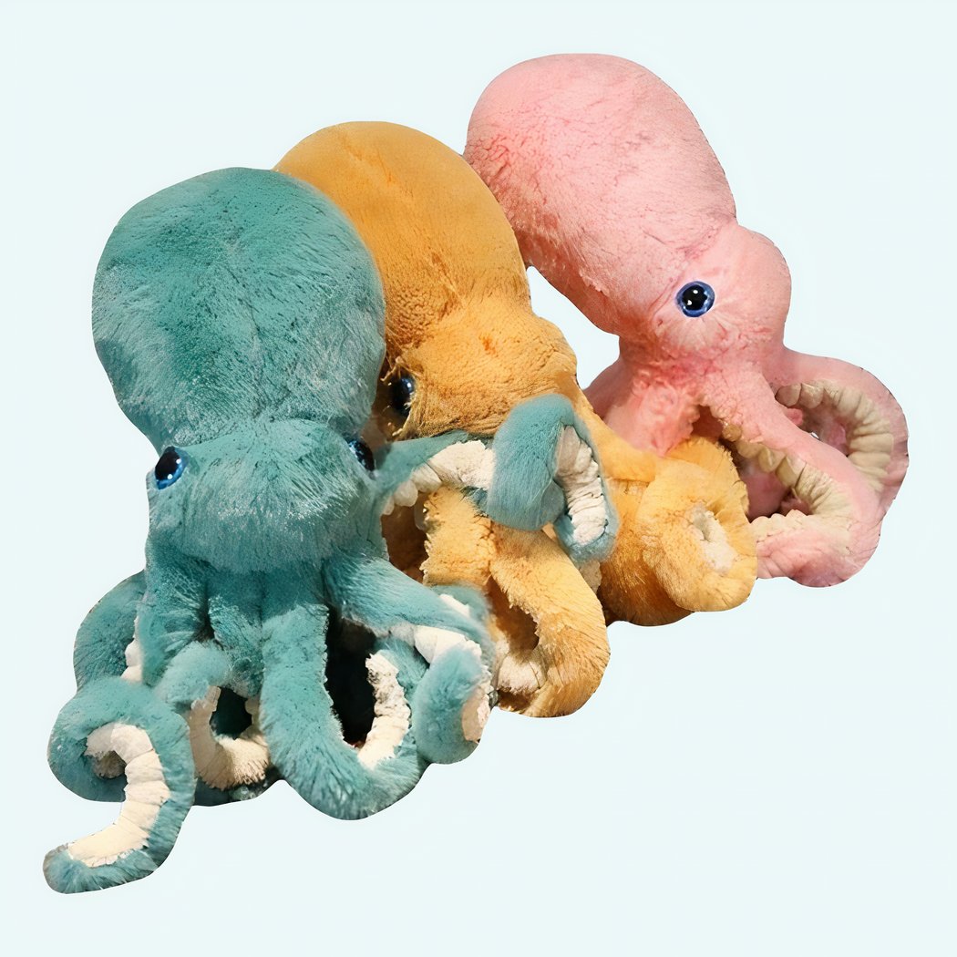 Peluche adorable de pieuvre colorée – Image 2