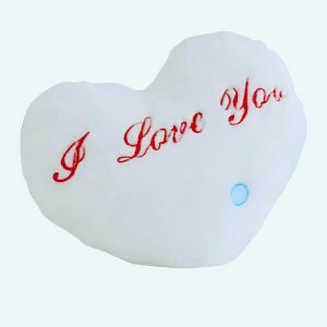 Peluche oreiller blanc I Love You