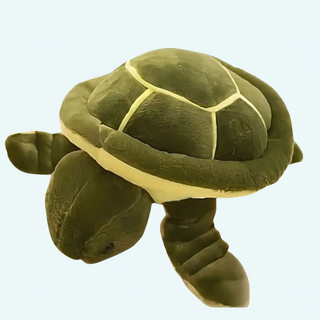 Peluche tortue verte – Image 2