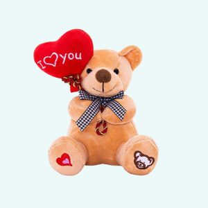 Peluche ourson ballon I Love You