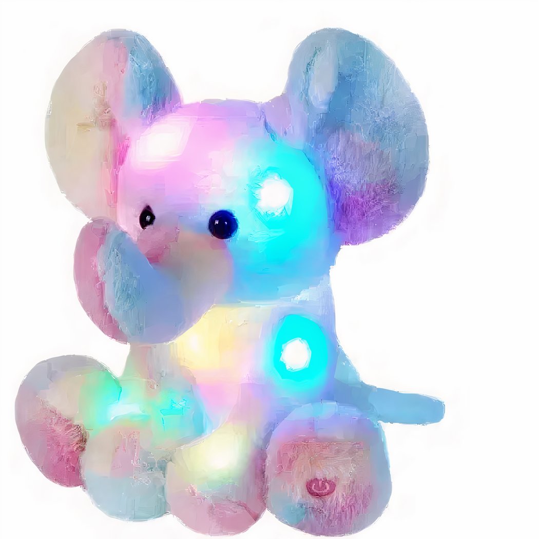 Veilleuse peluche en forme d’éléphant – Image 5