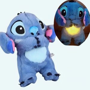 Peluche Stitch respirante avec berceuse apaisante