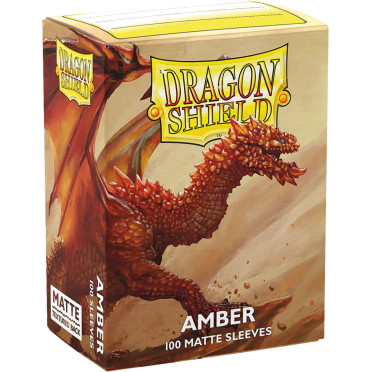 Dragon Shield – Standard Sleeves – Amber Matte (X100) – Image 2