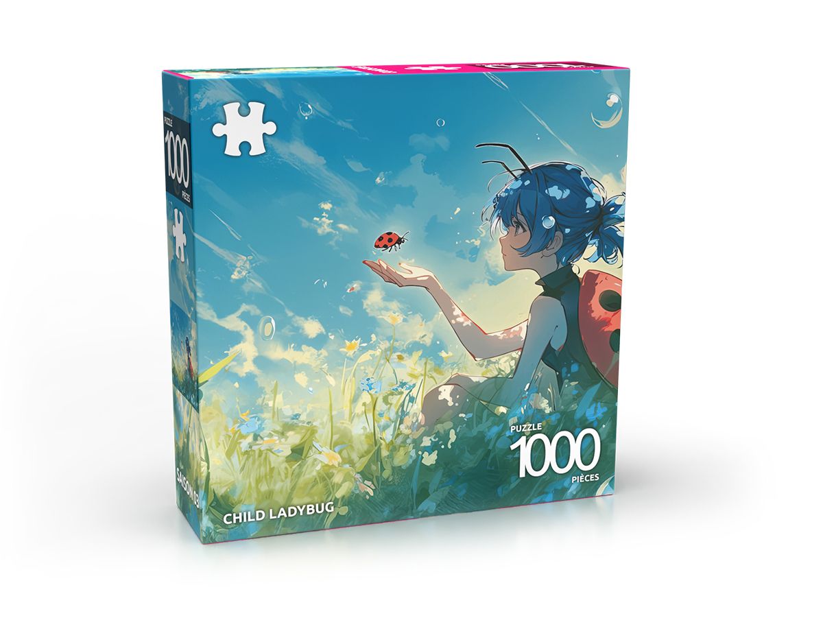 Puzzle 1000 pièces – Child Ladybug – Image 2
