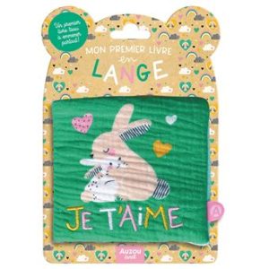 Mon Premier Livre Tissu en Lange – Je t&rsquo;Aime