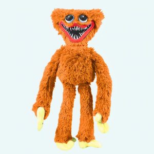Peluche Huggy Wuggy qui fait peur orange et vert