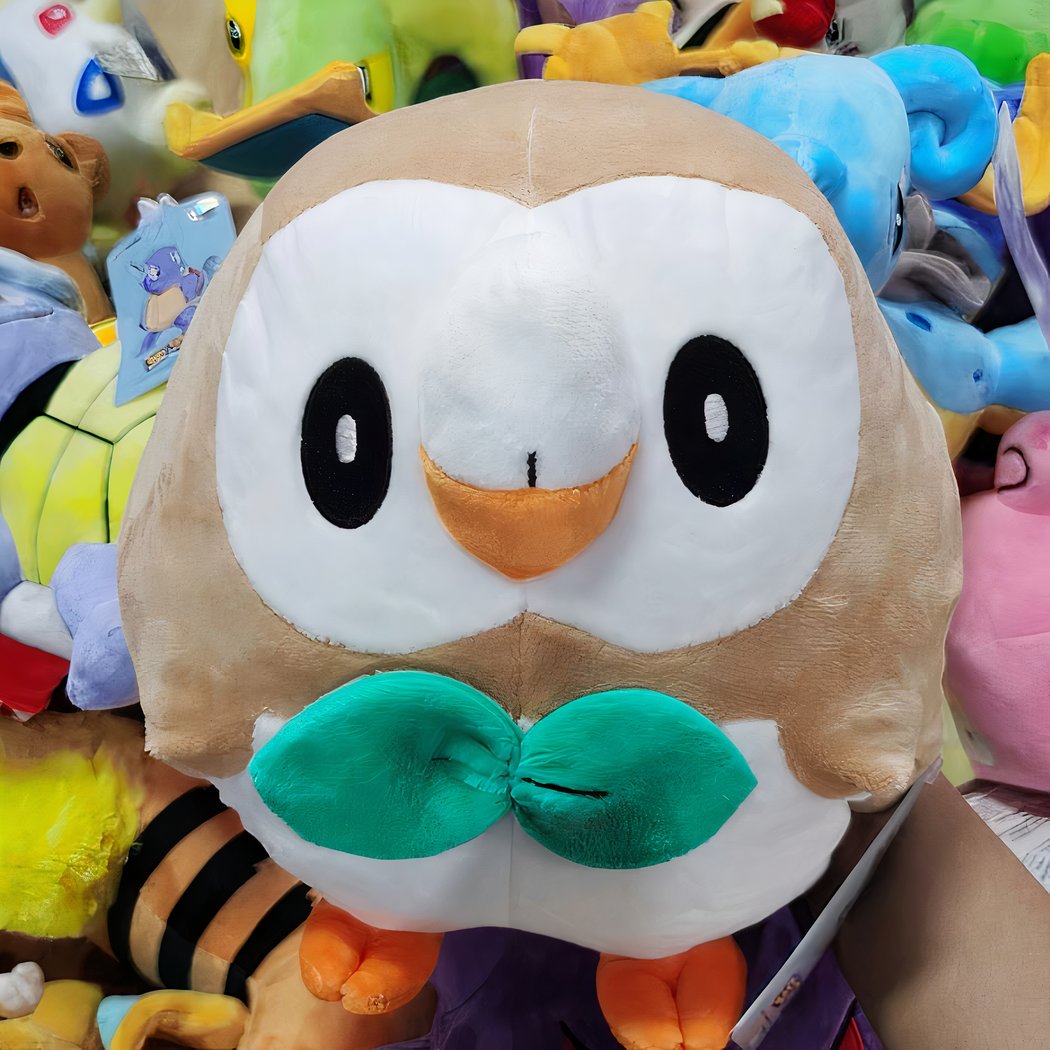 Peluche Pokémon Rowlet – Image 3