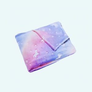 Plaid licorne lumineux