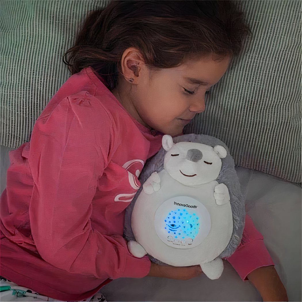Veilleuse peluche hérisson projecteur ciel étoilé – Image 4