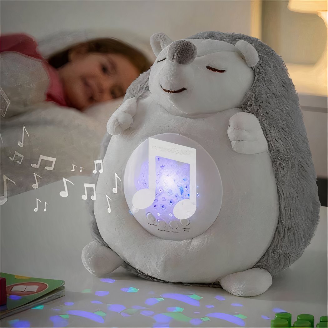 Veilleuse peluche hérisson projecteur ciel étoilé – Image 5