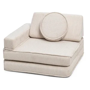 Fauteuil chauffeuse enfant en velours côtelé – Confort, style et imagination au rendez-vous