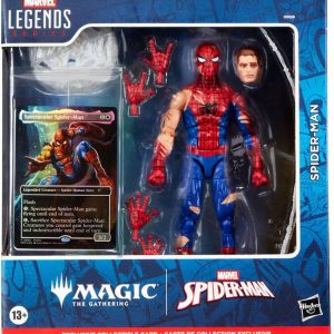 Marvel Legends x Magic: The Gathering figurine Battle-Damaged Spider-Man