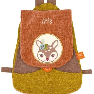 Sac à dos maternelle fille personnalisé – prénom brodé